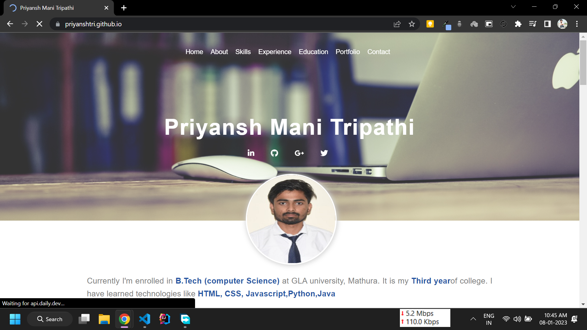 portfolio website